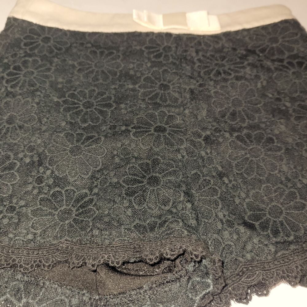 Moon collection  lined lace shorts